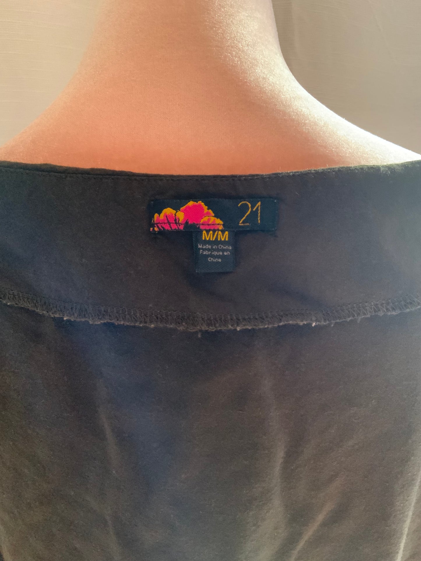 FOREVER 21 BROWN TOP w/out BELT