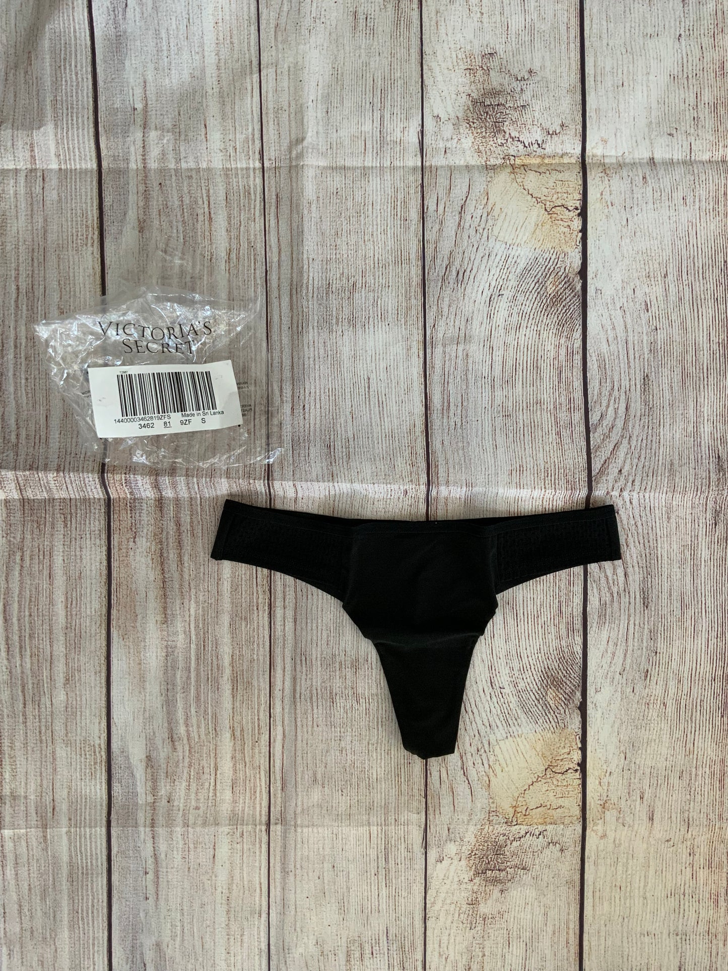 NWT Pink By Victoria’s Secret Black Thong