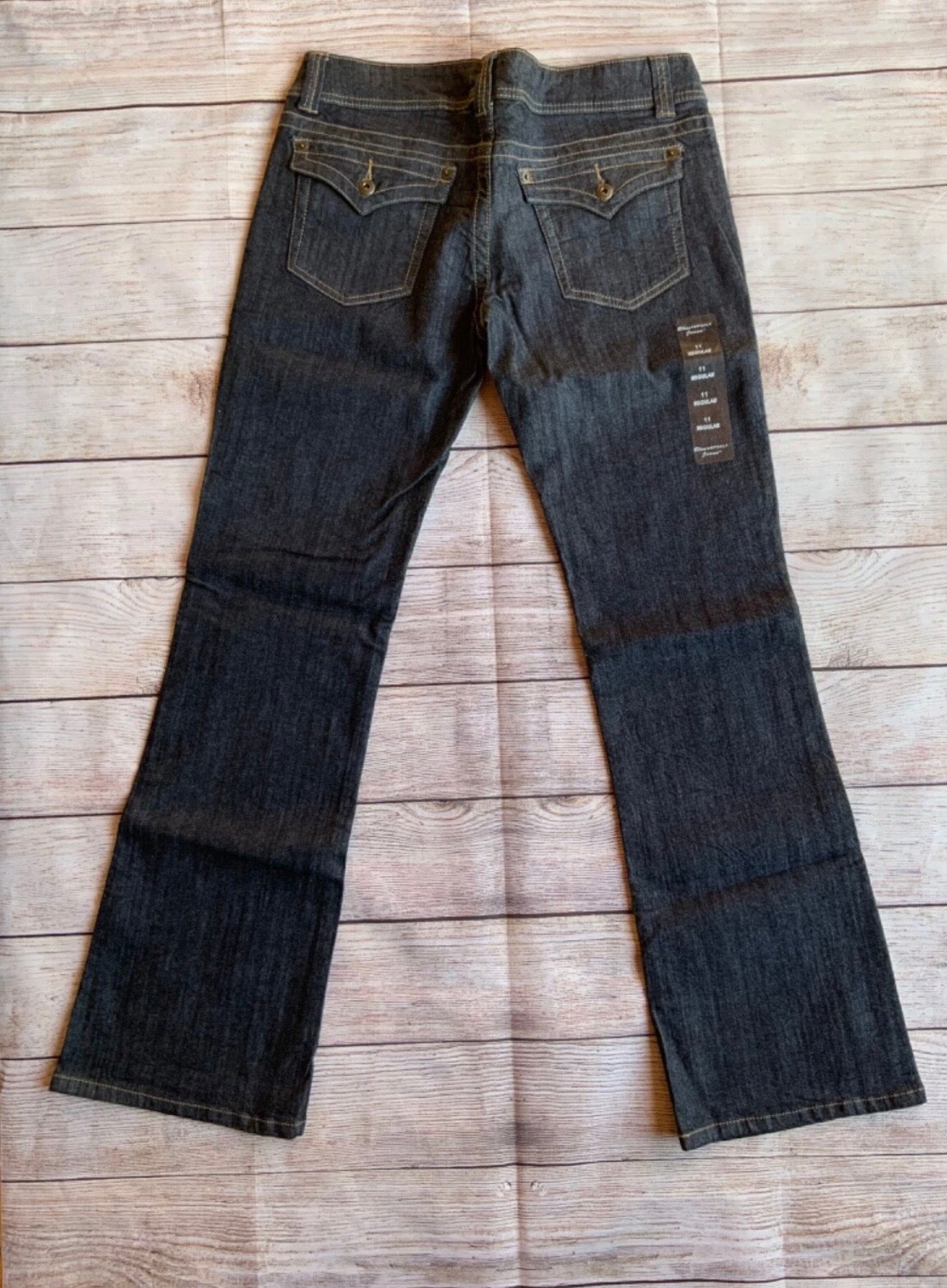 BLUE ASPHALT ROXSTAR LOW RISE BOOT JEANS SIZE 11