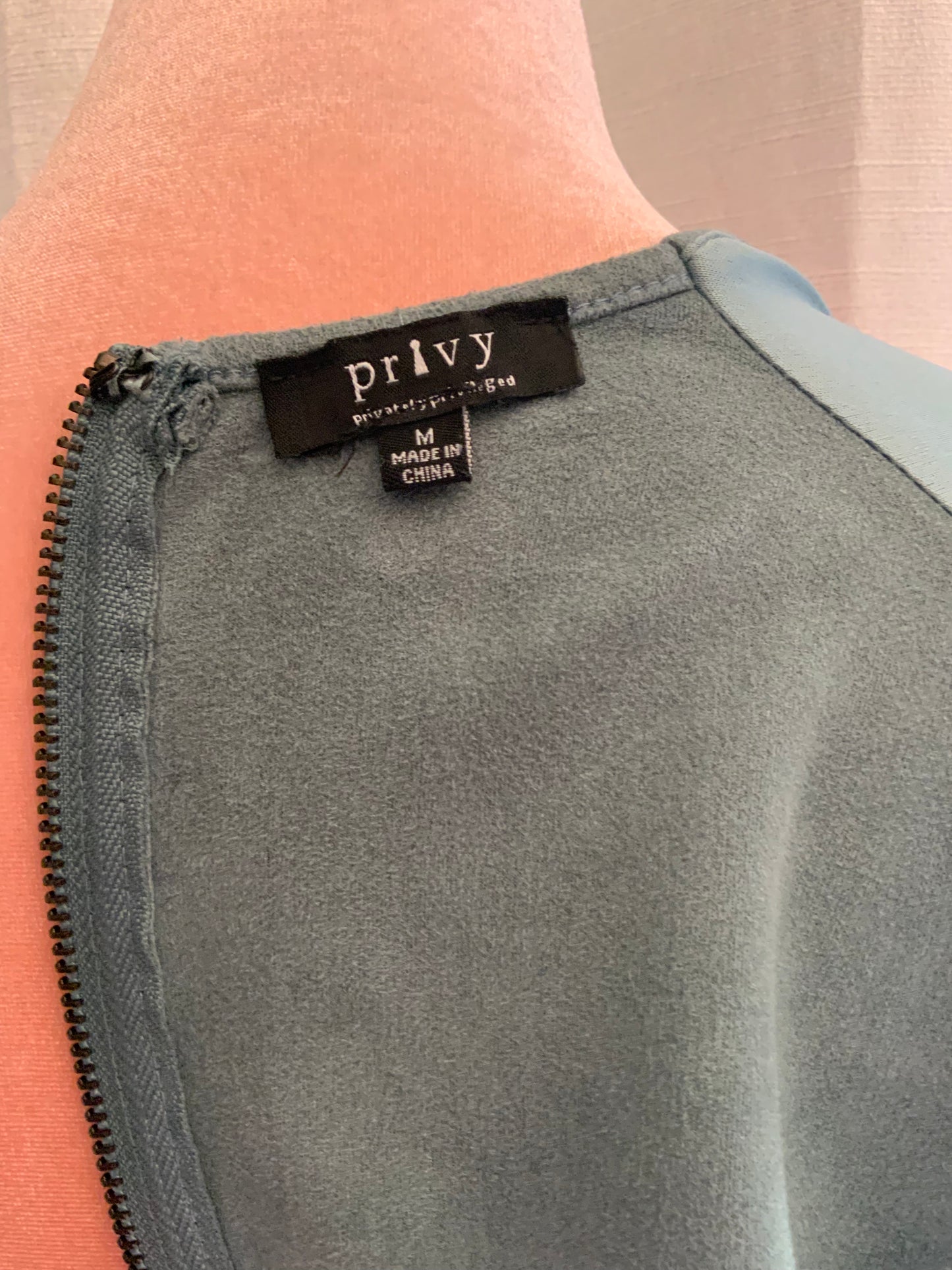 PRIVY FAUX SUEDE DRESS
