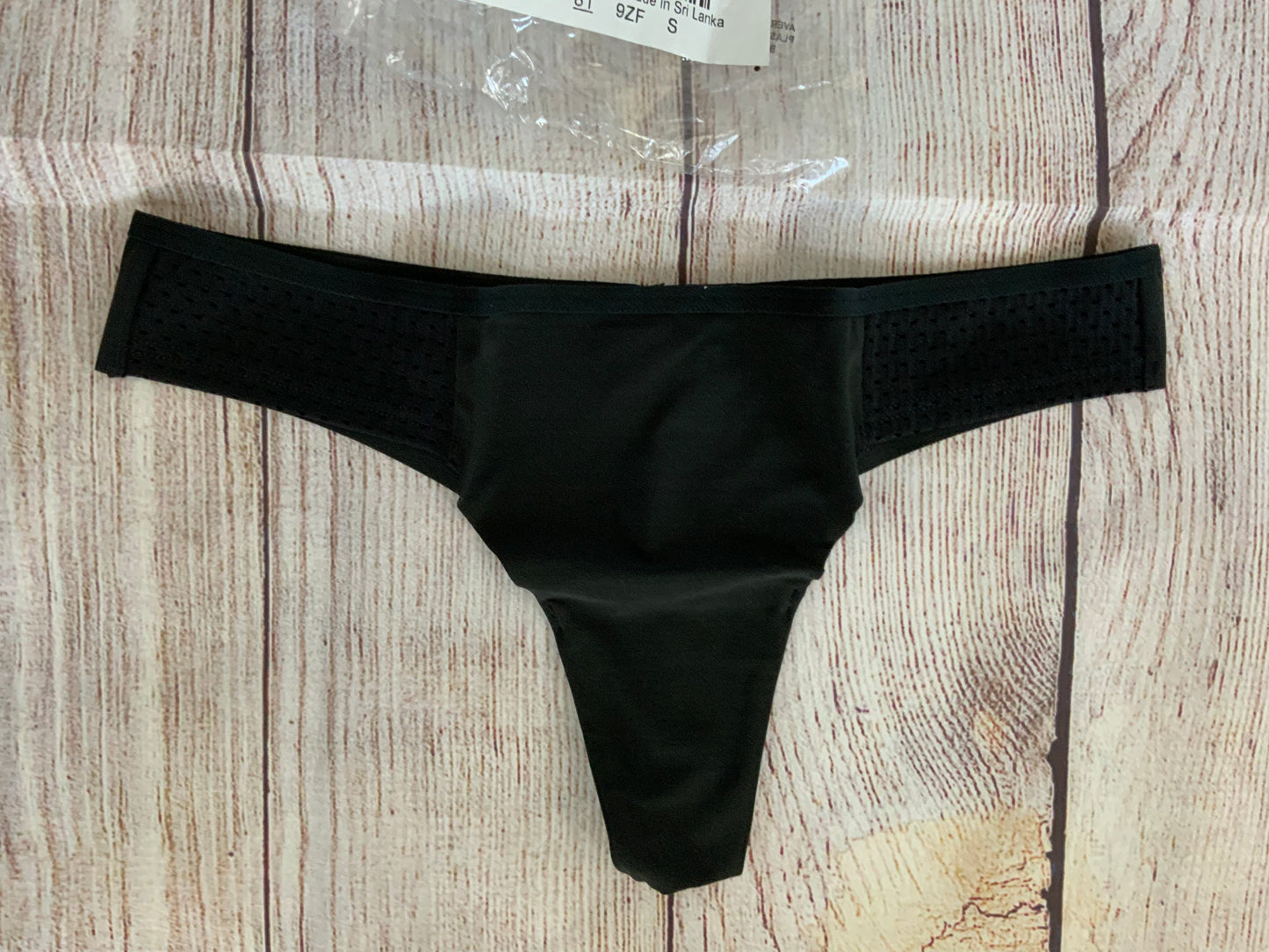 NWT Pink By Victoria’s Secret Black Thong