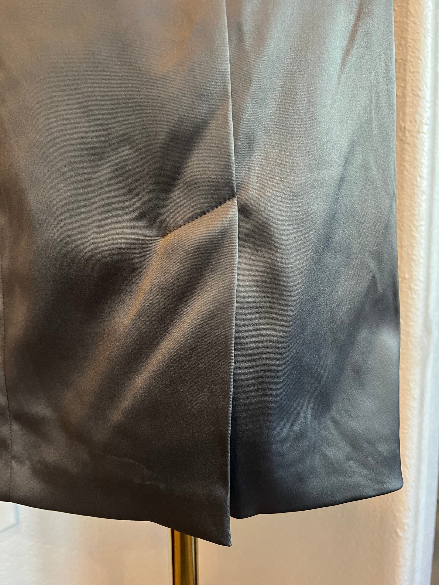 Signature By Sangria Gray Sequence Dress