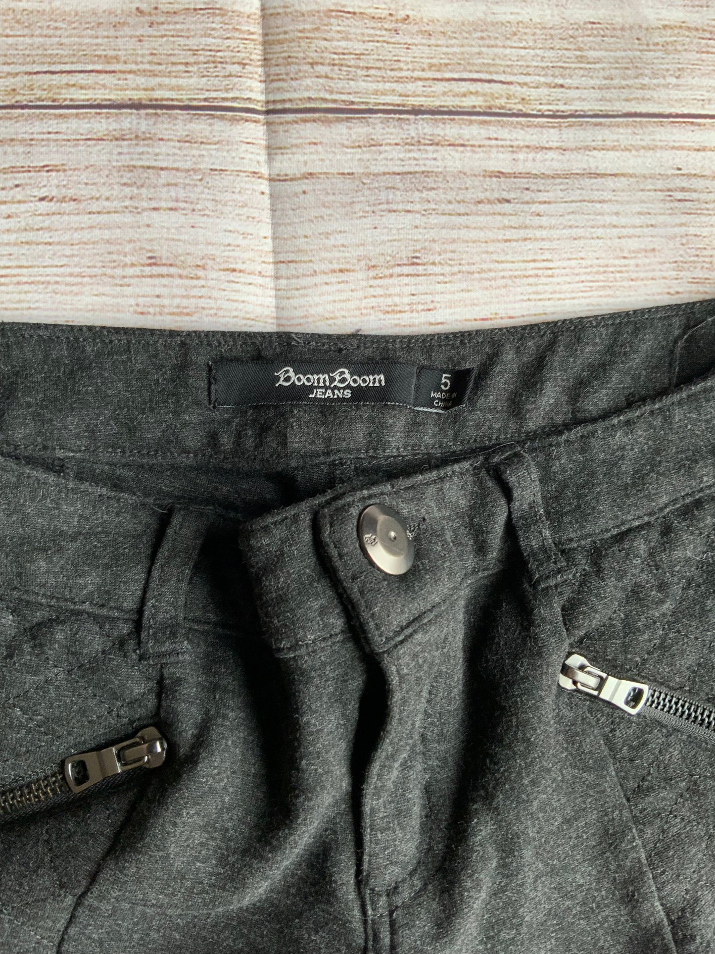 Boom Boom Jeans Gray Preowned Jeggins